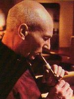 Picard playing a Ressikan flute