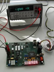 Two digital voltmeters