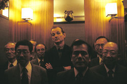 Bob (Murray) amidst Japanese business men.