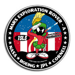 Marvin the Martian Mars Exploration Rover Mission patch