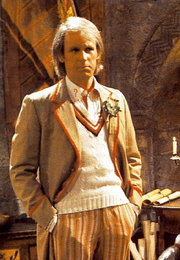 Peter Davison as the Fifth Doctor