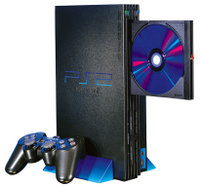 Original PlayStation 2 in vertical configuration