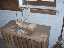 Medieval ship's model as toy for children, c. 1465