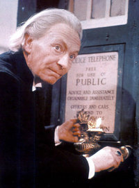 William Hartnell in a publicity still as the First Doctor