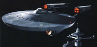 The original Federation starship Enterprise (NCC-1701)
