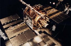 Over fifty GPS satellites such as this NAVSTAR have been launched since 1978. 