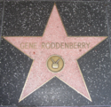 Gene Roddenberry's Star on Hollywood's Walk of Fame.