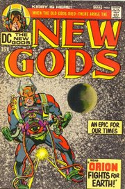 New Gods, flagship title of the Fourth World series, Kirby's most notable later creation.