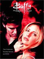 Gellar as Buffy the Vampire Slayer, on the second season DVD cover.