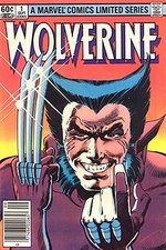 The first issue of the 1980s Wolverine mini-series. Art by Frank Miller.