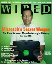 The Xbox was featured on the cover of the November 2001 issue of Wired magazine.